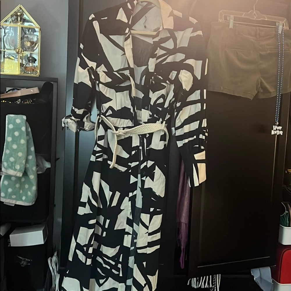Zara maxi with belt, never worn